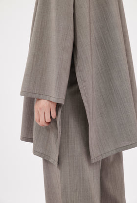 Double Face Coat, Marble Red from ODEEH 