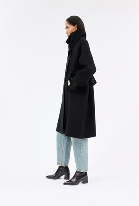 DOUBLE FACE Mantel, Jet Black from ODEEH 