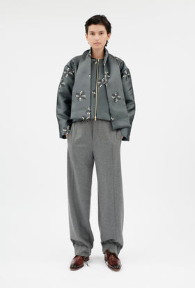 Double Face Coat, Marble Red from ODEEH 