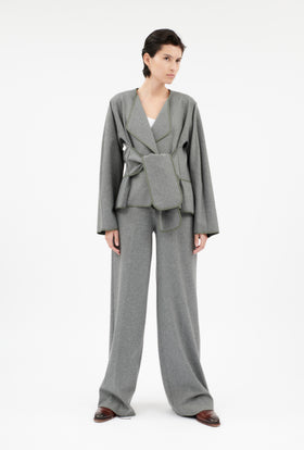 Double Face Coat, Marble Red from ODEEH 