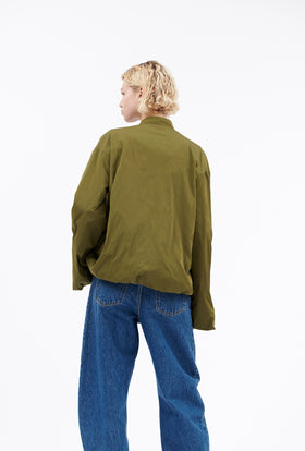 Soft Duchesse Jacke, Goldolive from ODEEH 