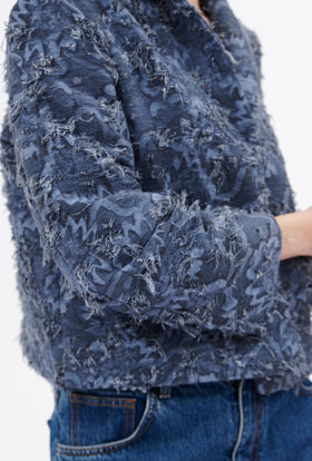 Destructured Jacquard Jacket, Fayence from ODEEH 