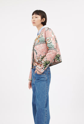 Cats & Tigers Jacket, Blush from ODEEH 
