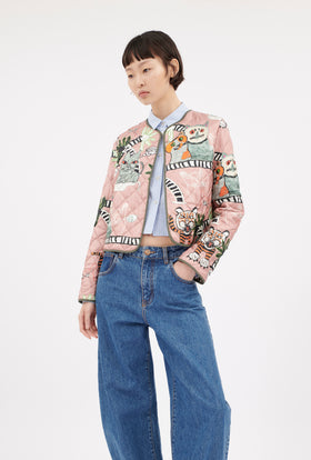 Cats & Tigers Jacket, Blush from ODEEH 
