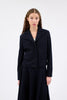 FLANNEL PIN STRIPE Jacke, Navy from ODEEH 