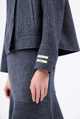 BRUSHED DOUBLE Serge Jacke, Indigo from ODEEH 