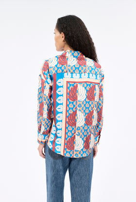 Double Face Coat, Marble Red from ODEEH 