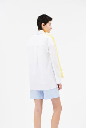 Garment Printed Poplin Bluse, Daffodil from ODEEH 