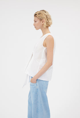 Techno Cotton Top, White from ODEEH 
