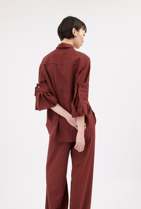 Tropical Pin Stripe Shirt, Achat from ODEEH 