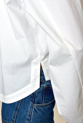 Poplin Shirt, White from ODEEH 
