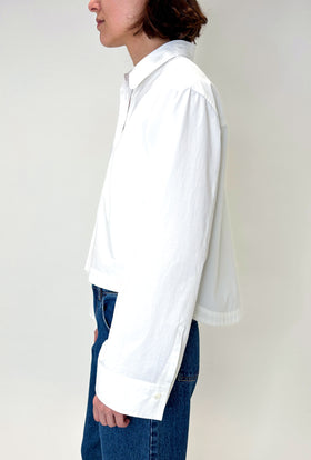Poplin Shirt, White from ODEEH 