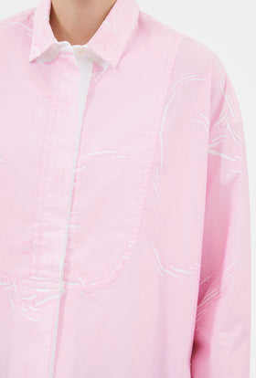 Garment Printed Poplin Bluse, Candy from ODEEH 