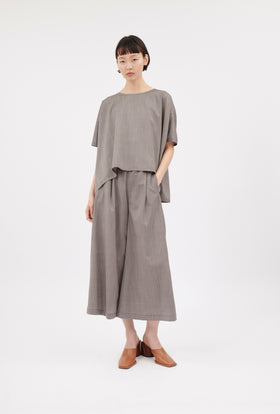 Light Weight Wool Shirt, Taupe from ODEEH 