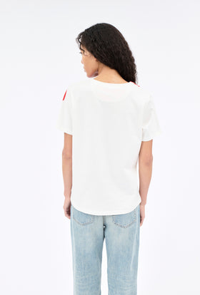 Organic Single Jersey T-Shirt, True Red from ODEEH 