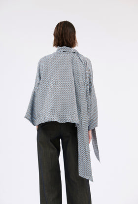 Mini Chestnuts Bluse, Foggy Blue from ODEEH 