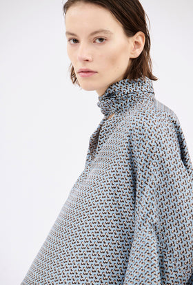 Mini Chestnuts Bluse, Foggy Blue from ODEEH 