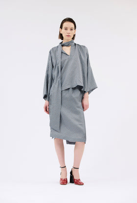 Mini Chestnuts Bluse, Foggy Blue from ODEEH 