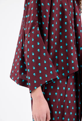 PENGUINS Bluse, Deep Purple from ODEEH 