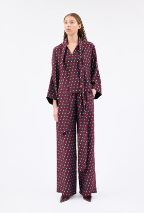 PENGUINS Bluse, Deep Purple from ODEEH 