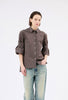 Mens Stripe Bluse, Toffee from ODEEH 