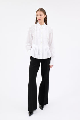 POPLIN Bluse, White from ODEEH 