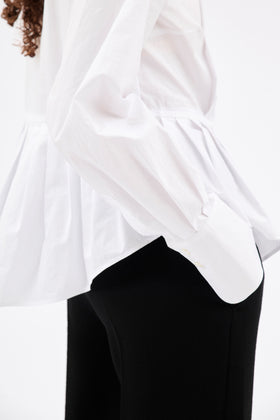 POPLIN Bluse, White from ODEEH 