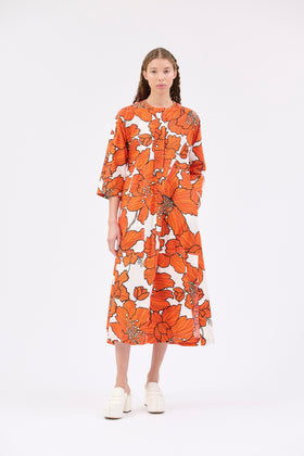 Hibiscus Cotten Kleid, Lipstick from ODEEH 
