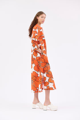 Hibiscus Cotten Kleid, Lipstick from ODEEH 