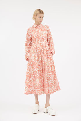 Mandala Kleid, Burlesque Red from ODEEH 
