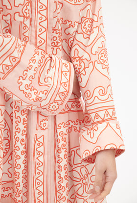 Mandala Kleid, Burlesque Red from ODEEH 