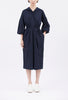Poplin Kleid, Navy from ODEEH 