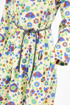 Florets Kleid, Pale Yellow from ODEEH 