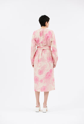 Scribbles Kleid, Pink from ODEEH 