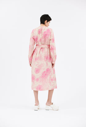 Scribbles Kleid, Pink from ODEEH 