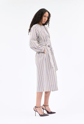 Fancy Stripe 1 Kleid, Baltic Blue from ODEEH 