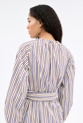 Fancy Stripe 1 Kleid, Baltic Blue from ODEEH 