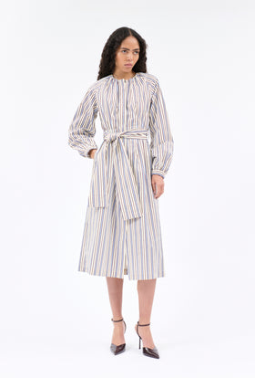 Fancy Stripe 1 Kleid, Baltic Blue from ODEEH 