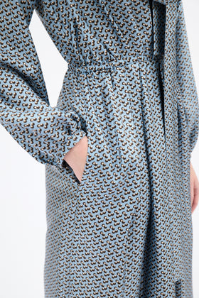Mini Chestnuts Kleid, Foggy Blue from ODEEH 