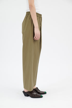 Poplin Hose, Dark Olive from ODEEH 