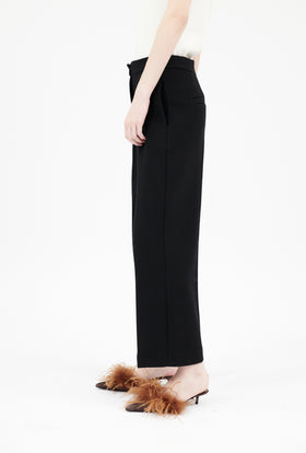 Heavy Georgette Hose, Jet Black from ODEEH 