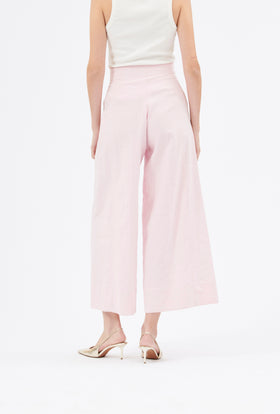 Structured Cotton / Linen Hose, Rose Petal from ODEEH 