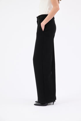 HEAVY GEORGETTE Hose, Jet Black from ODEEH 