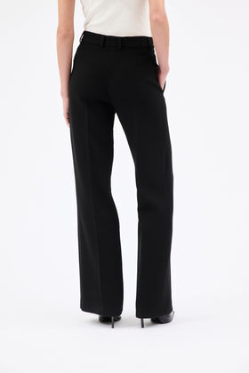 HEAVY GEORGETTE Hose, Jet Black from ODEEH 