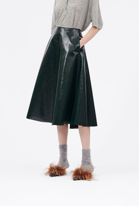 Double Face Coat, Marble Red from ODEEH 