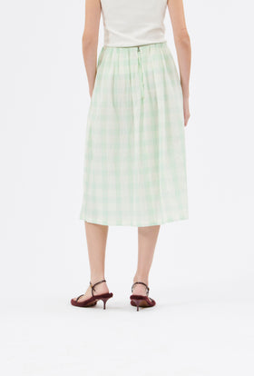 Gauze Vichy Rock, Glass Green from ODEEH 