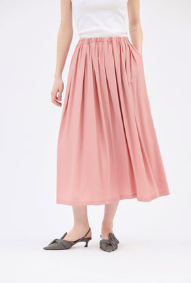 Silk Acetate Rock, Blush from ODEEH 