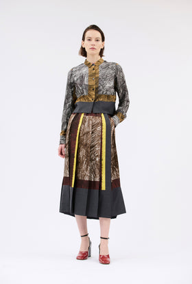 FOULARD SCRIBBLES Rock, Myrrh from ODEEH 