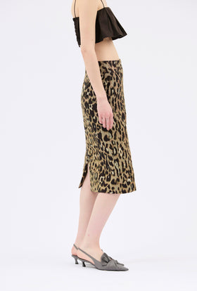 Jacquard Leo Rock, Brown Olive from ODEEH 