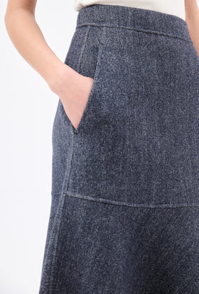 BRUSHED DOUBLE Serge Rock, Indigo from ODEEH 